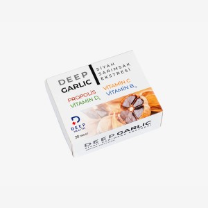 DeepGarlic, Siyah Sarımsak, Propolis, Vitamin C, Vitamin D3, Vitamin B12 İçeren Takviye Edici Gıda
